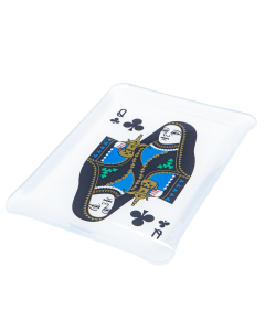 Qatari Card Tray Queen of Clubs