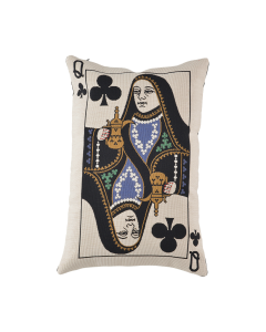 Cushion Cover Queen of Clubs