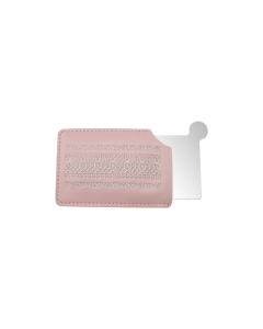 Pink Compact Flat Mirror