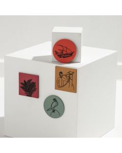 Set of 4 Magnets (Coloured)