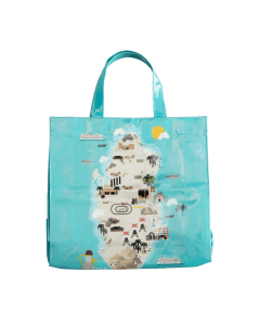 Doha Tote Bag PVC –  Qatar Map