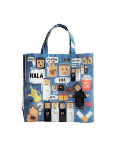 Doha Tote Bag PVC – People and Phrases 