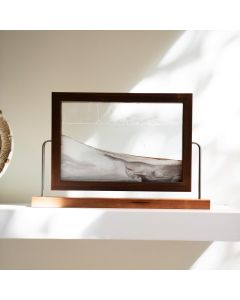 Sandpicture - View through the window - 19 x 27 cm
