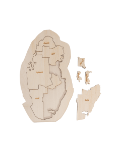 Little Palm Qatar Map Puzzle