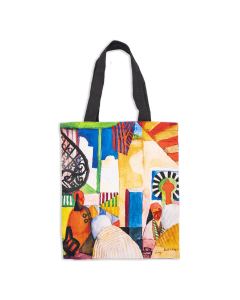 Lusail Museum Exhibition, August Macke "In the Bazaar" Tote Bag