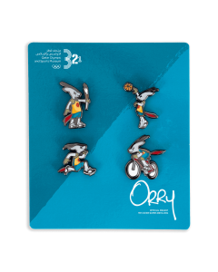  Orry Sports Lapel Pin Set 3-2-1 QOSM
