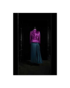 CHRISTIAN DIOR A3 Print - HH Sheikha Moza bint Nasser Collection/Ensemble in fuchsia