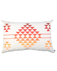 Cushion - Sadu White Pattern - Rectangular