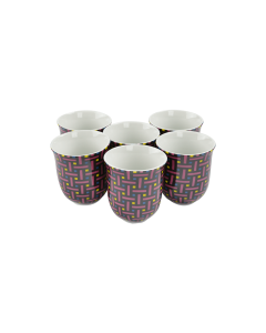Set of 6 Coffee Cups 90ml – Gypsum 