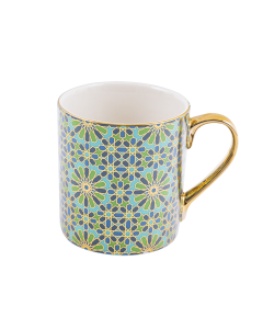 Museum of Islamic Art Mug - Green Islamic Geometry
