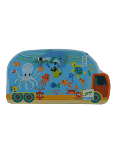 Djeco Silhoutte Aquarium Puzzle – 16 pieces