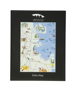 Doha Map – Jigsaw Puzzle Wooden –  250 pc