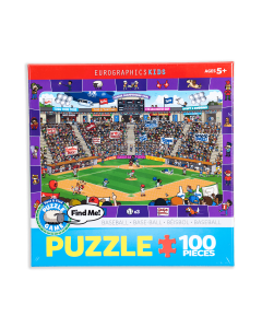  Baseball Spot & Find 100-Piece Puzzle 3-2-1 QOSM