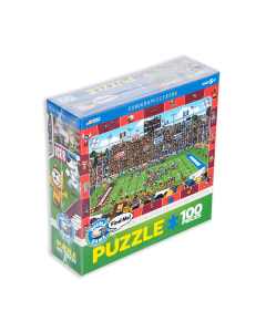 Football Spot & Find 100-Piece Puzzle 3-2-1 QOSM