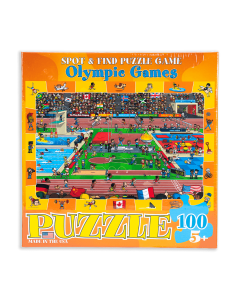 Olympics Spot & Find 100-Piece Puzzle 3-2-1 QOSM