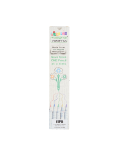 Treewise 100% recycled newspaper pencil coloured