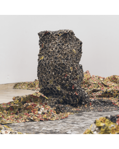 Mini Print - El Anatsui, Tiled Flower Garden (Detail)