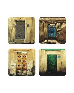 Mal Lawal 3  Coasters Set of 4 - Doors