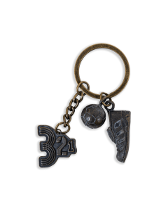 Football Keychain (Brass)  3-2-1 QOSM 