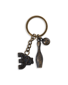 Bowling Keychain (Brass) 3-2-1 QOSM 