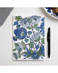 Museum of Islamic Art "Blue Iznik Flowers" Notebook