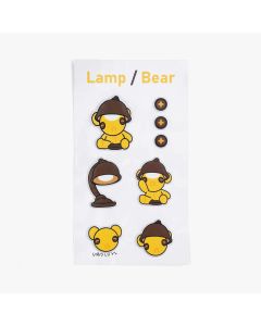 Urs Fischer's Untitled (Lamp/Bear) Puffy Sticker
