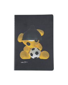 Urs Fischer's Untitled (Lamp/Bear) Football Notebook