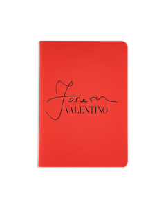 Forever Valentino Exhibition - Softcover Notebook (Red)