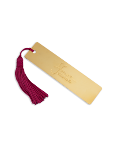 Forever Valentino Exhibition Bookmark (Pink Tassel)