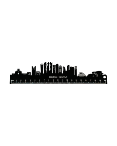 Doha Skyline Metal Ruler
