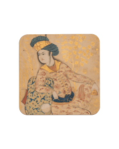 Coaster "A Young Man Reclining Against a Cushion"