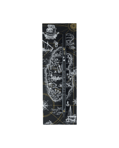 Qatar Map Pencil