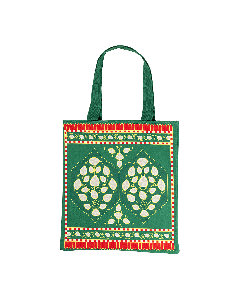 MIA Mughal-Inspired Tote Bag (Green)