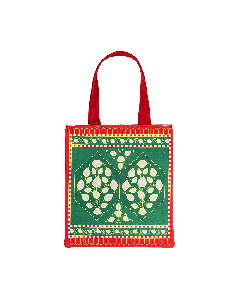 MIA Mughal-Inspired Tote Bag (Red)