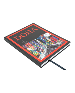 Doha Times Notebook designed by Mai Al Mannai