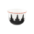 Coffee cup Porcelain Mosaic, Black and White - 60ml 