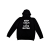 Adults Black Hoodie - Keep Calm and Love Qatar