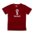 FIFA WORLD CUP QATAR 2022 T-SHIRT BURGUNDY KIDS