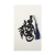Calligraphy Black Metal Bookmark