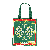 MIA Mughal-Inspired Tote Bag (Green)