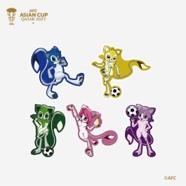 AFC Asian Cup Qatar 2023™ Mascot Magnets (Set of 5) | IN-Q Online