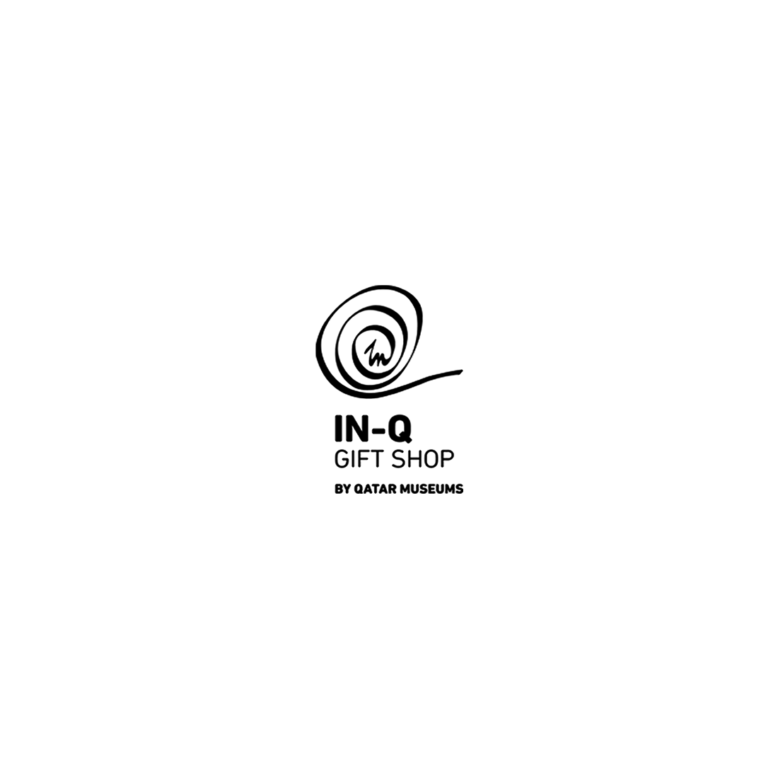 In-Q Pencil - Six Logo Pattern - Black